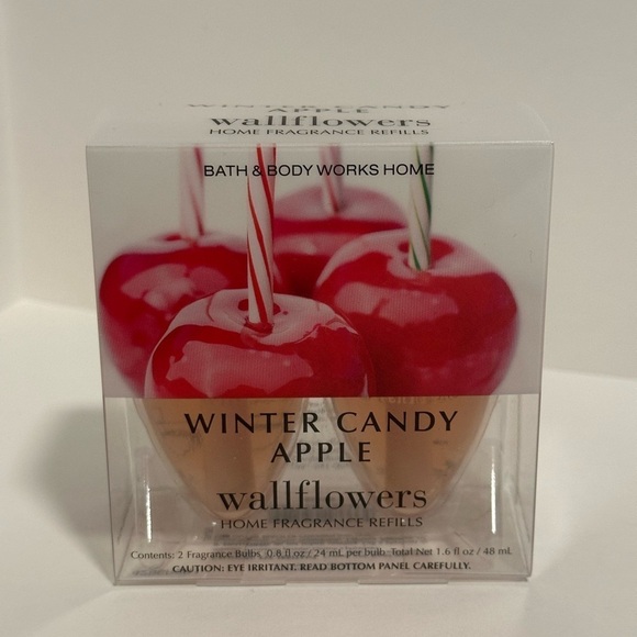 Bath & Body Works Other - Bath and Body Works Home Winter Candy Apple Wallflowers Set of 2 refills